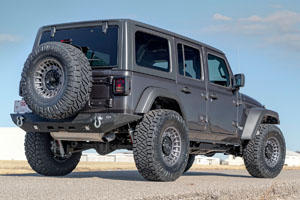 Jeep Wrangler with Fuel Militia - D726 Rims