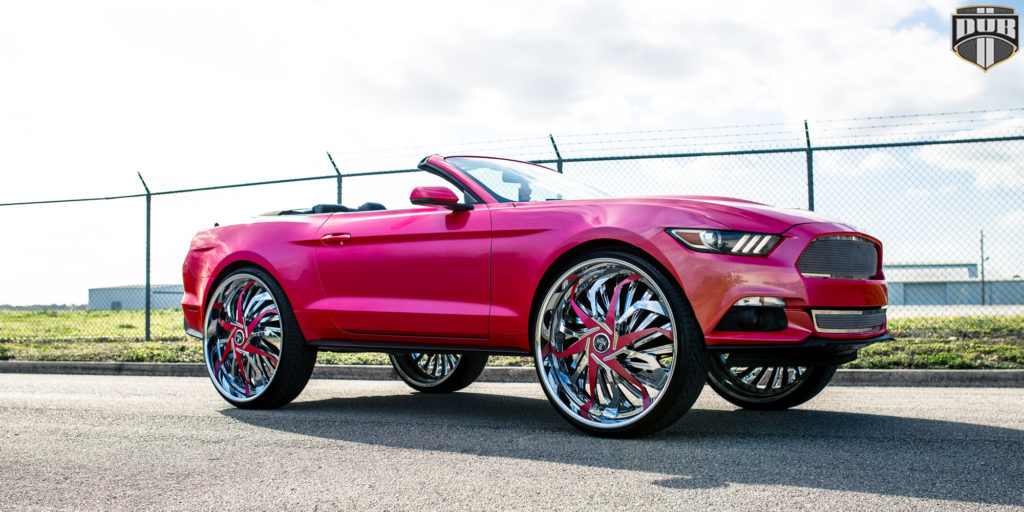 Ford Mustang Convertible with DUB Sleeper – S179 Rims