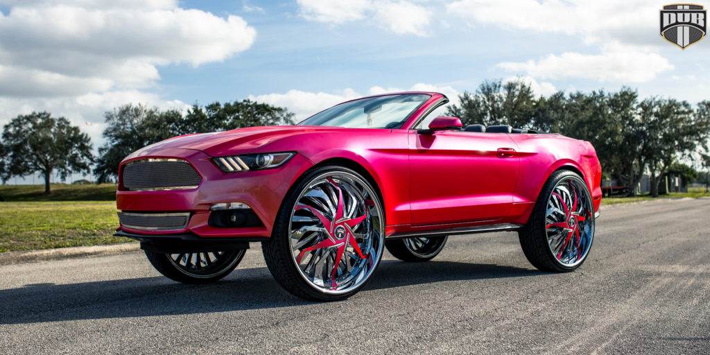 Ford Mustang Convertible with DUB Sleeper – S179 Rims