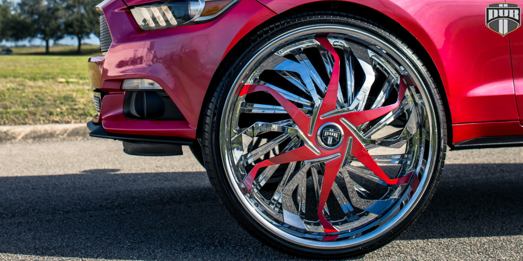 Ford Mustang Convertible with DUB Sleeper – S179 Rims