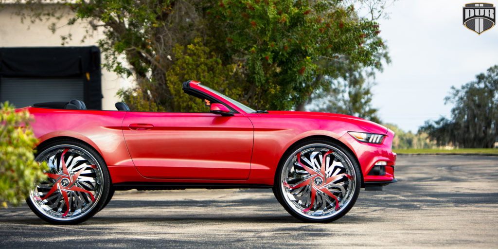 Ford Mustang Convertible with DUB Sleeper – S179 Rims