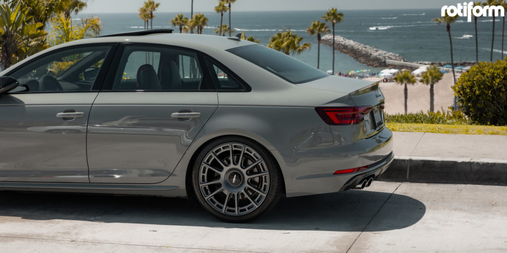 Audi S4 Rotiform OZR wheels