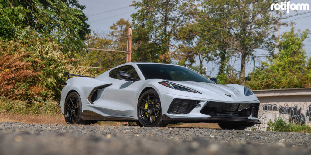 C8 Chevrolet Corvette with Rotiform KPS Wheels