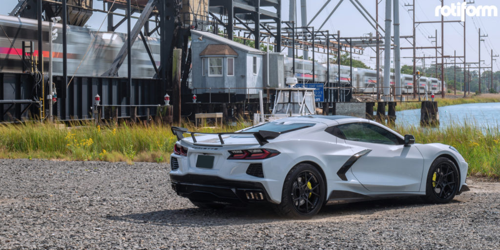 C8 Chevrolet Corvette with Rotiform KPS Wheels