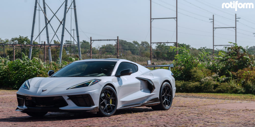 C8 Chevrolet Corvette with Rotiform KPS Wheels