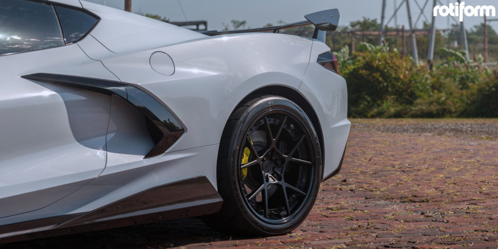 C8 Chevrolet Corvette with Rotiform KPS Wheels