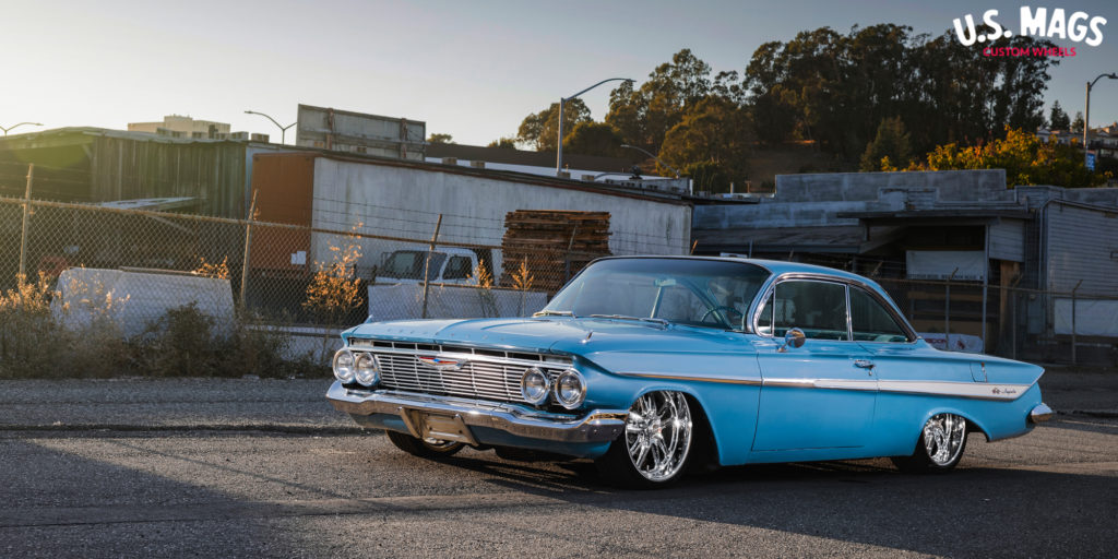 1961 Chevrolet Impala with US Mags Bullet – U131 Wheels