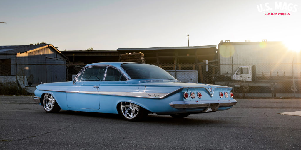 1961 Chevrolet Impala with US Mags Bullet – U131 Wheels