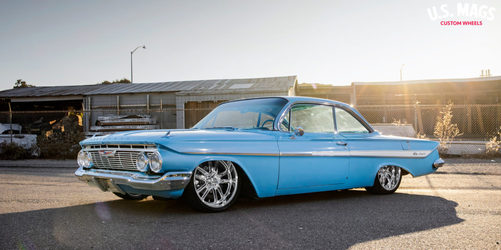 1961 Chevrolet Impala with US Mags Bullet – U131 Wheels