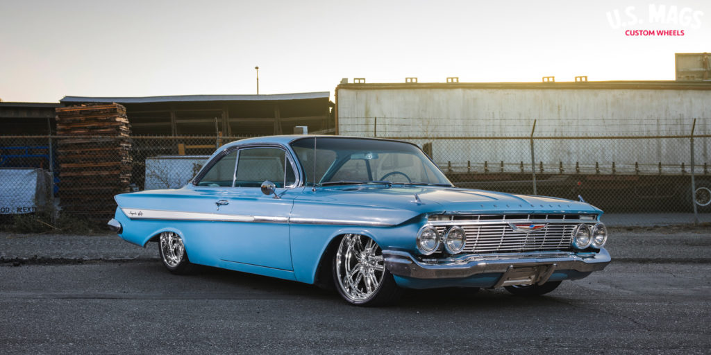 1961 Chevrolet Impala with US Mags Bullet – U131 Wheels