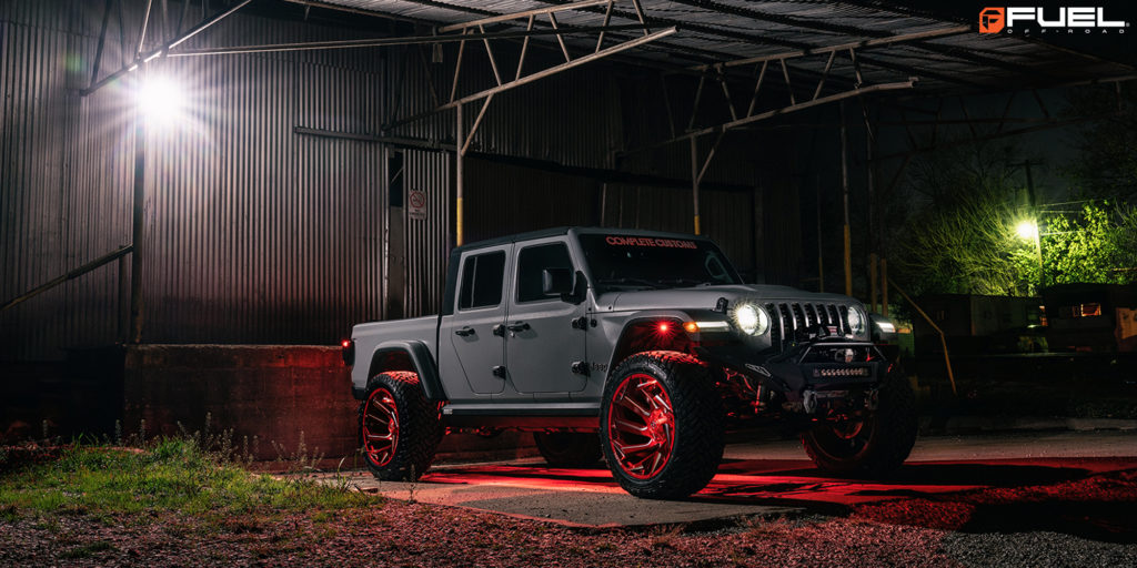 Jeep Gladiator with Fuel Reaction – D754 Wheels