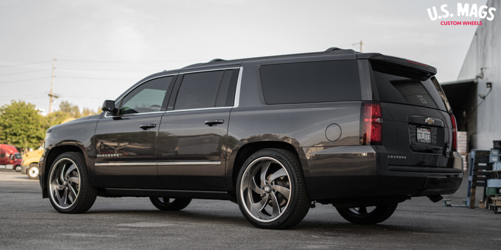 Go Big with this Chevy Suburban on US Mags Wheels!