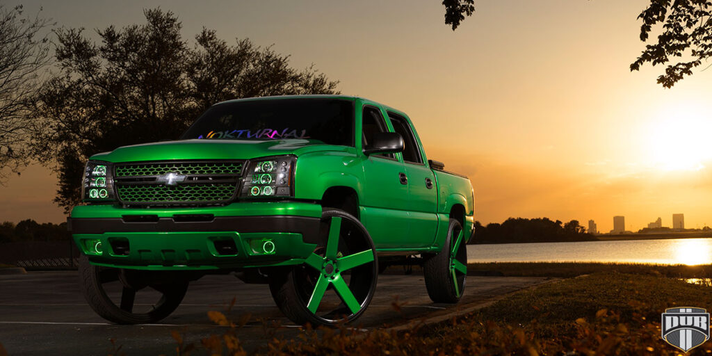 Chevrolet Silverado with DUB Baller - S116 Wheels