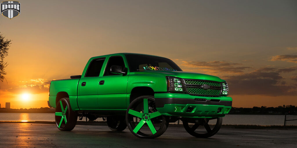 Chevrolet Silverado with DUB Baller - S116 Wheels