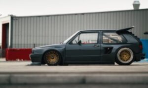 MKII Volkswagen Golf GTI Thunderbunny with Rotiform LHR-F Wheels