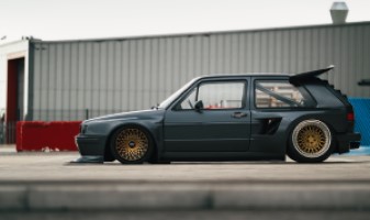 MKII Volkswagen Golf GTI Thunderbunny with Rotiform LHR-F Wheels