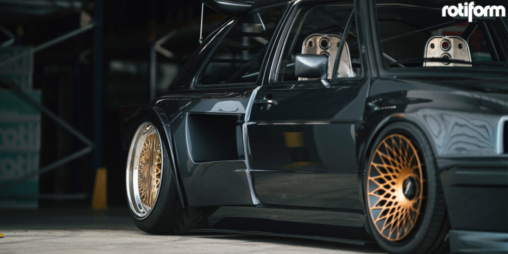 MKII Volkswagen Golf GTI Thunderbunny with Rotiform LHR-F Wheels