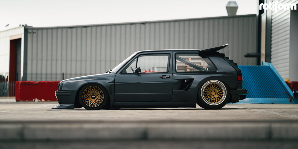 MKII Volkswagen Golf GTI Thunderbunny with Rotiform LHR-F Wheels