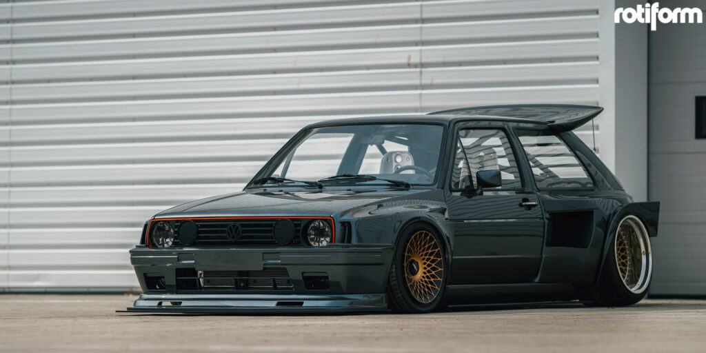 MKII Volkswagen Golf GTI Thunderbunny with Rotiform LHR-F Wheels