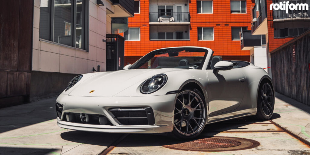 992 Porsche 911 Carrera S Cabriolet with Rotiform TUF wheels