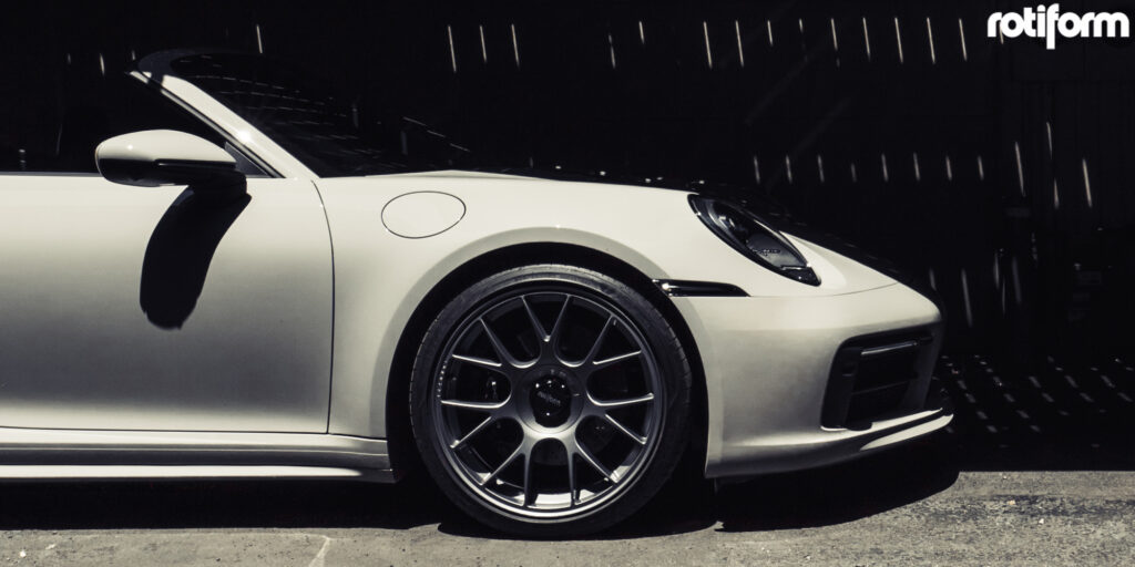 992 Porsche 911 Carrera S Cabriolet with Rotiform TUF wheels